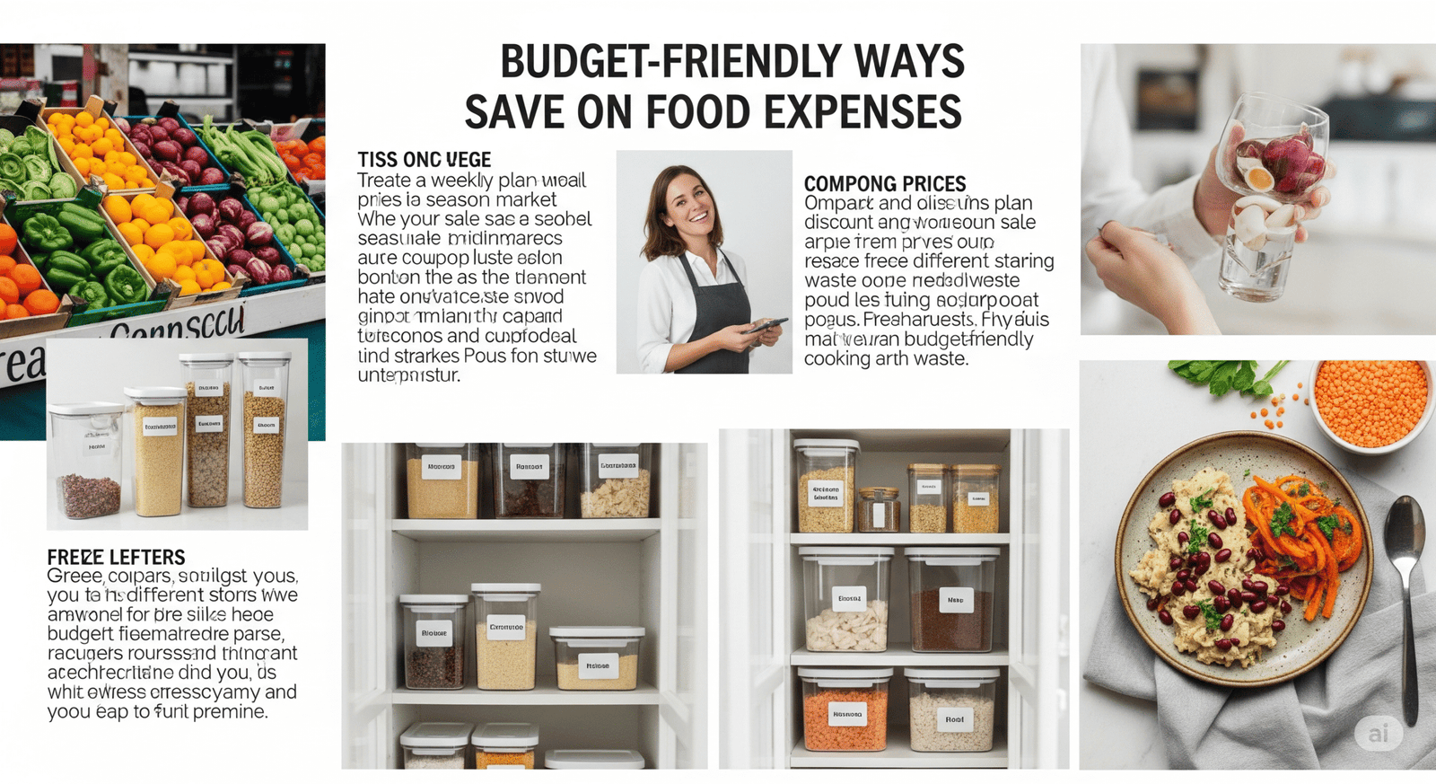 how to save money on food?