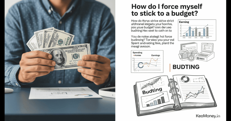 How do I force myself to stick to a budget? | KeoMoney.in