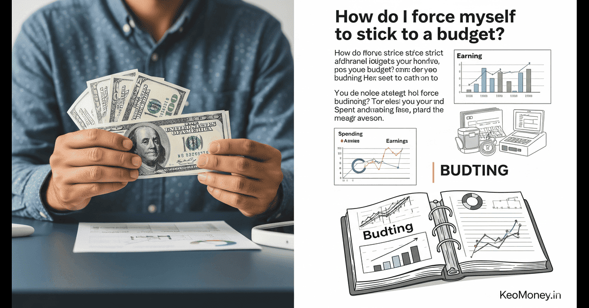 How do I force myself to stick to a budget? | KeoMoney.in