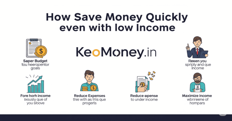 How to save money fast on a low income keoMoney.in